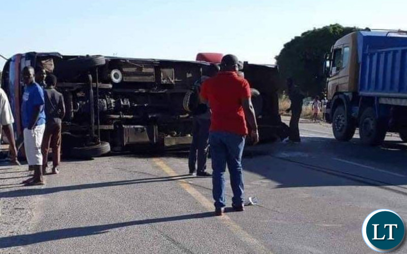 Accident Scene caused by RATSA Chief Executive Officer Zindaba Soko