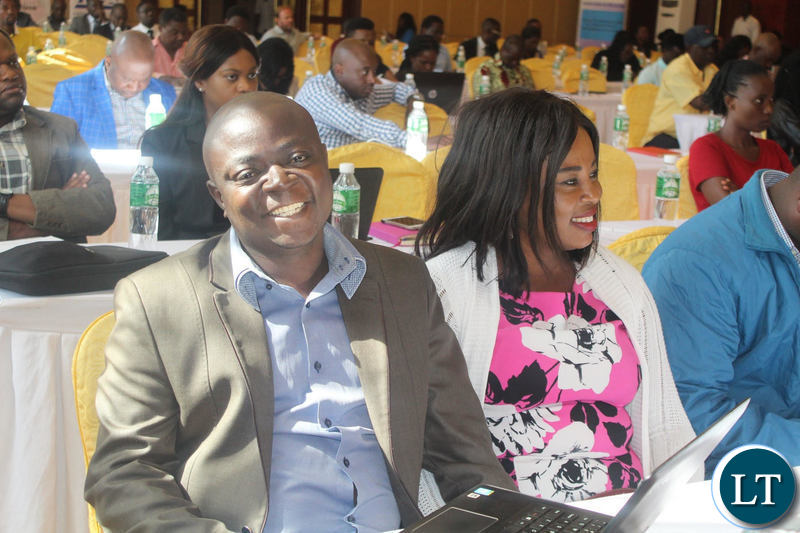 Some of the participants at the Media Self Regulation Insaka posing for the camera