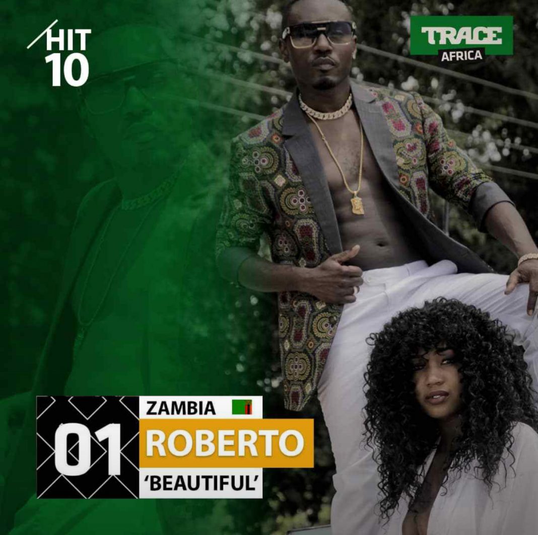 Roberto’s “beautiful’ music video hits number 1 on Trace TV
