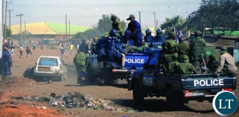 Raid into Lusaka’s Chibolya compound nets  113 suspects for various illegal activities