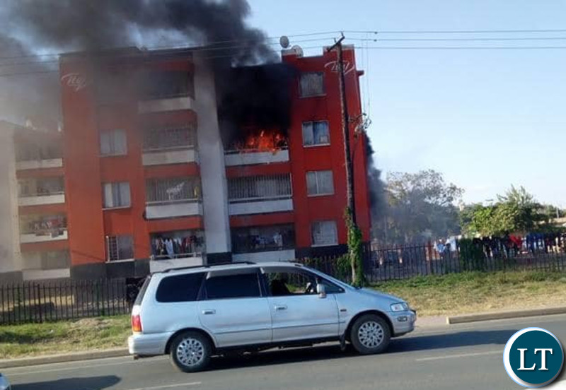 The Kabwata Flat on Fire