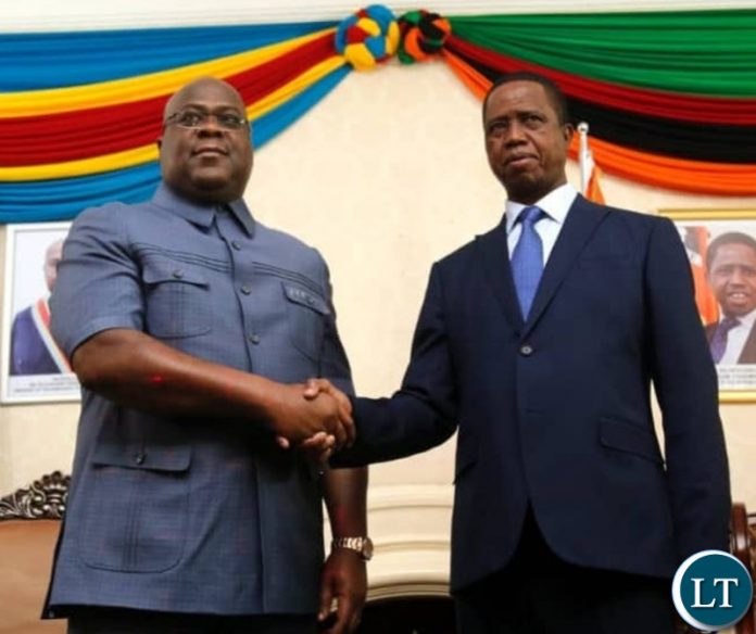 President Lungu with DRC l President Tshisekedi