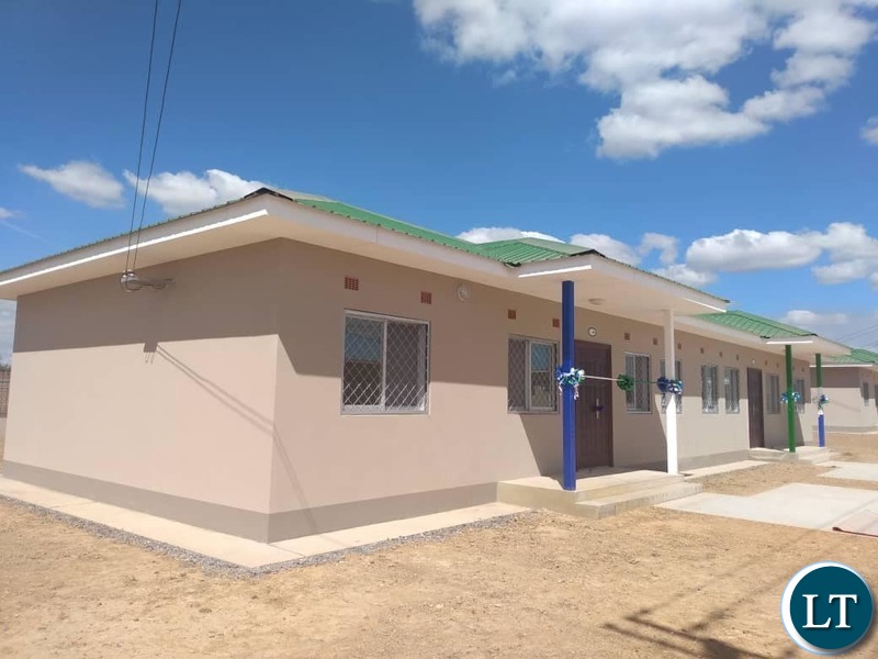 Some of the newly built House for the Police