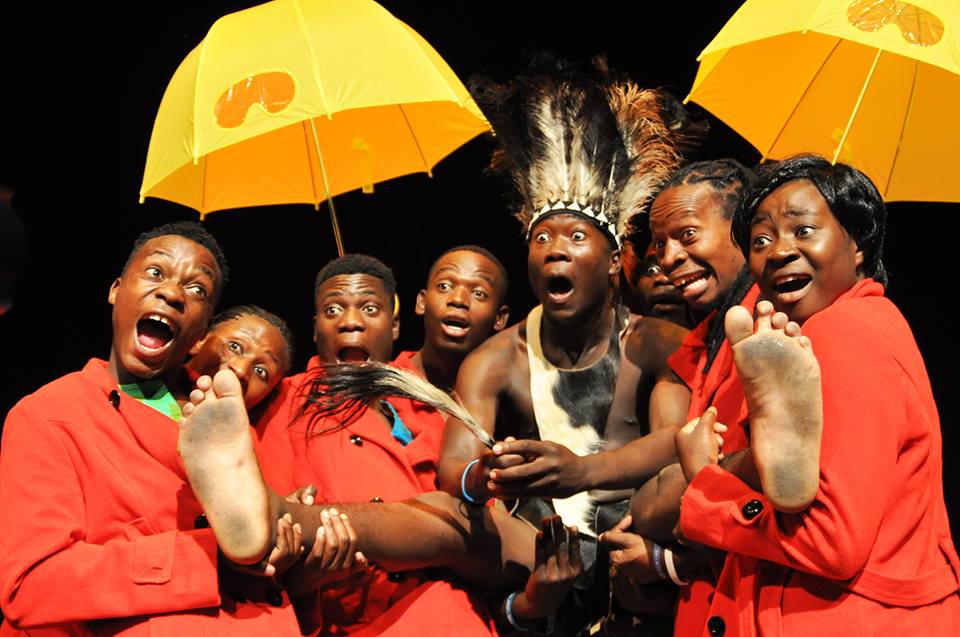 Zambian Theatre and Circus groups ‘Barefeet Theatre’ and ‘Circus Zambia’