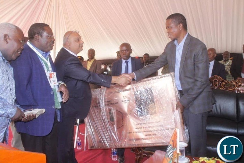 President Lungu at the Launch of Mansa Sugar