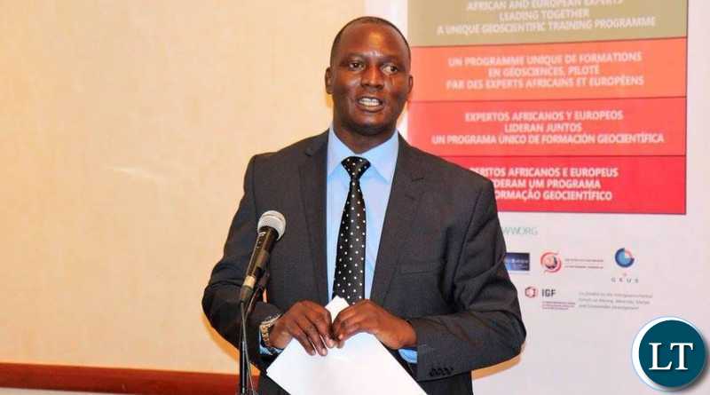 Mines and Minerals Development Minister Hon Richard Musukwa