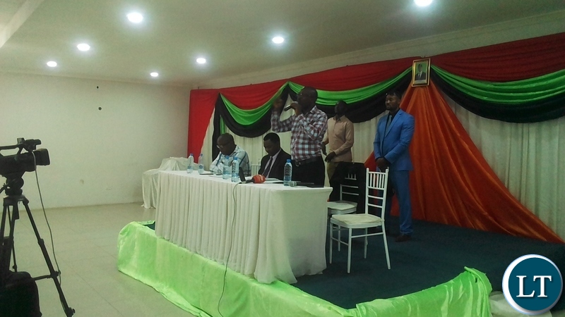 Kabwe's Public Forum organised by the Young African Leaders Initiative (YALI) with the backing of the Constitutional Reform and Education Coalition (CRECO)