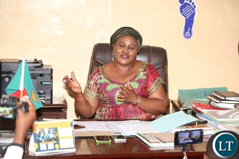The Minister in the office of the Vice President Hon. Olipa Phiri