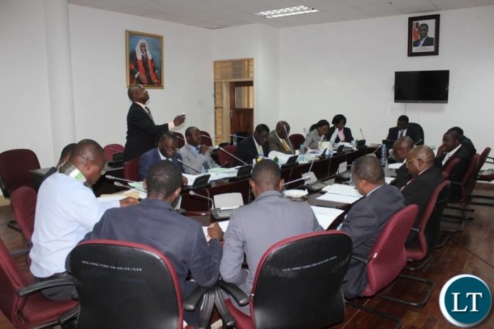 Parlimanentary Committee hearing stakeholders make submissions