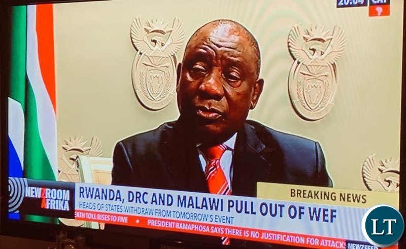 South African President Cyril Ramaphosa