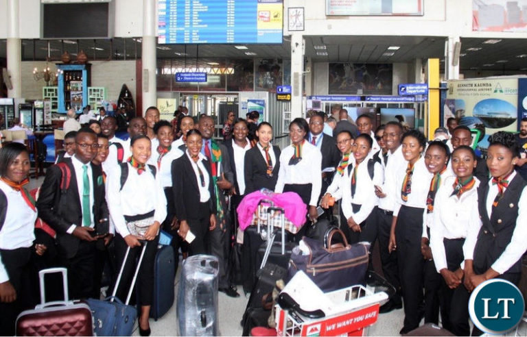Zambia Airways cabin crew sent for advanced training.