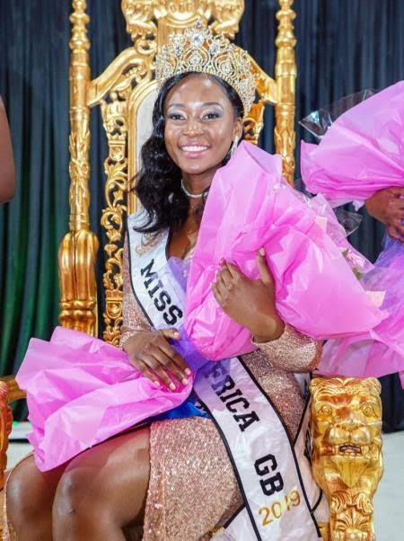 Cecilia Musonda crowned Miss Africa Great Britain 2019.