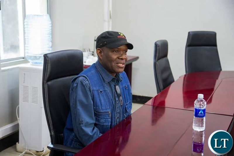 Socialist Party 2021 presidential candidate Dr Fred M'membe informing the Human Rights Commission that the police twiced denied the party an application to hold a rally in Matero, Lusaka