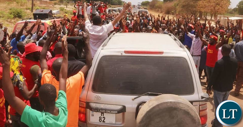 HH arriving in Kaoma on Monday afternoon