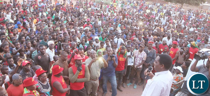 HH addressing Kaoma residents on Monday