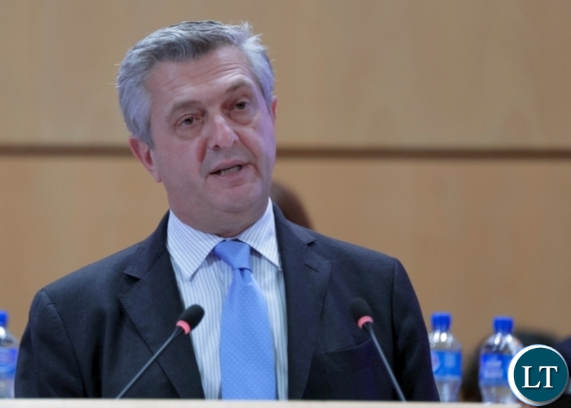 The UN High Commissioner for Refugees, Mr Filippo Grandi,