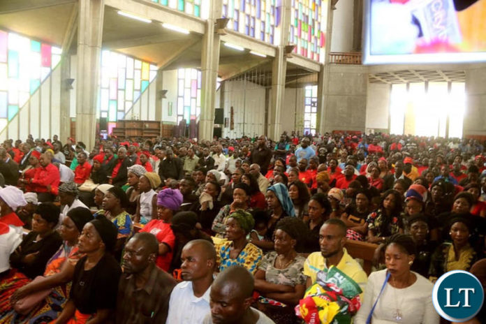 The funeral service at the Cathedral of the Holy Cross of the murdered UNPD Cadre