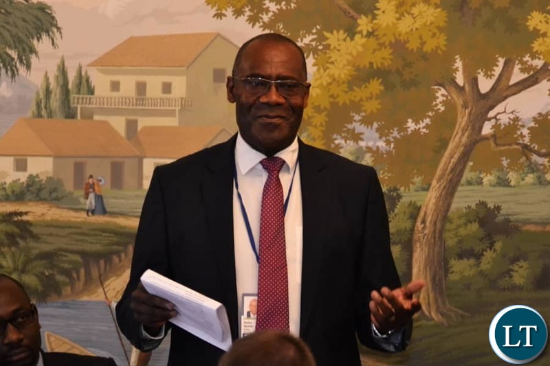 Finance Minister Dr BWALYA NG'ANDU addressing investors from North America, South America, Europe, Middle-East and Asia, at an Investors Forum held at the Hay Adams Hotel in Washington DC, USA