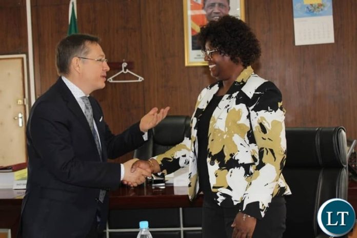 MINISTER of Works and Supply Honourable SYLVIA BAMBALA