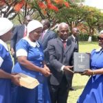 First Lady recieved the Bible