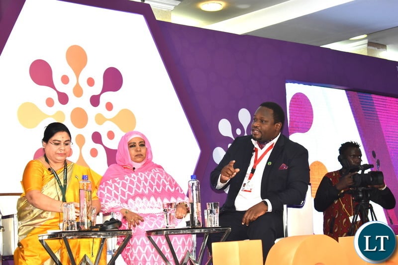 Minister of National Development Planning Alexander Chiteme, MP, speaking on during a panel discussion on Ending harmful practices : making commitments real at the International Conference on Population and Development in Nairobi Kenya on Wednesday 13 November, 2019. Minister Chiteme is representing His Excellency Mr. Edgar Chagwa Lungu, President of Zambia at the ICPD25. PHOTO | Chibaula Silwamba | MNDP