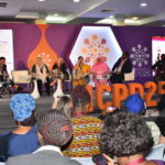 Minister of National Development Planning Alexander Chiteme, MP, speaking on during a panel discussion on Ending harmful practices : making commitments real at the International  Conference on Population and Development in Nairobi Kenya on Wednesday 13 November, 2019. Other panelists are Ministers from Italy, India,  Armenia, UK, African Union Commissioner for social affairs PHOTO | Chibaula Silwamba | MNDP