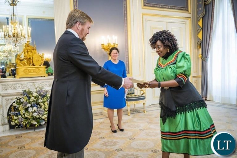 Let us work to strengthen our bilateral relations-King Willem-Alexander tells Ambassador Munalula Nkandu