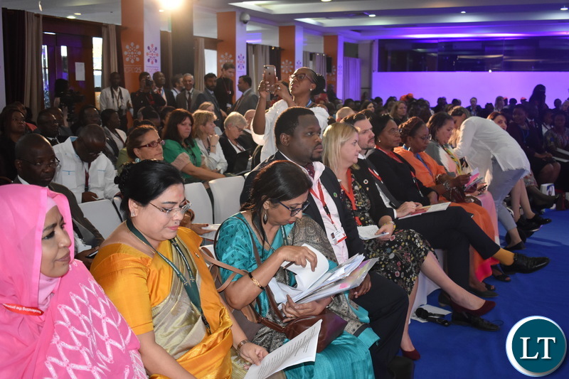 Minister of National Development Planning Alexander Chiteme, MP, at the Ending harmful practices : making commitments real at the International Conference on Population and Development in Nairobi Kenya on Wednesday 13 November, 2019. PHOTO | Chibaula Silwamba | MNDP