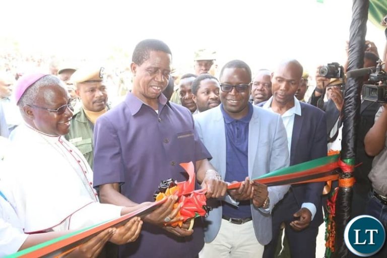 President Lungu Commissions a Nursing school  in Lumezi