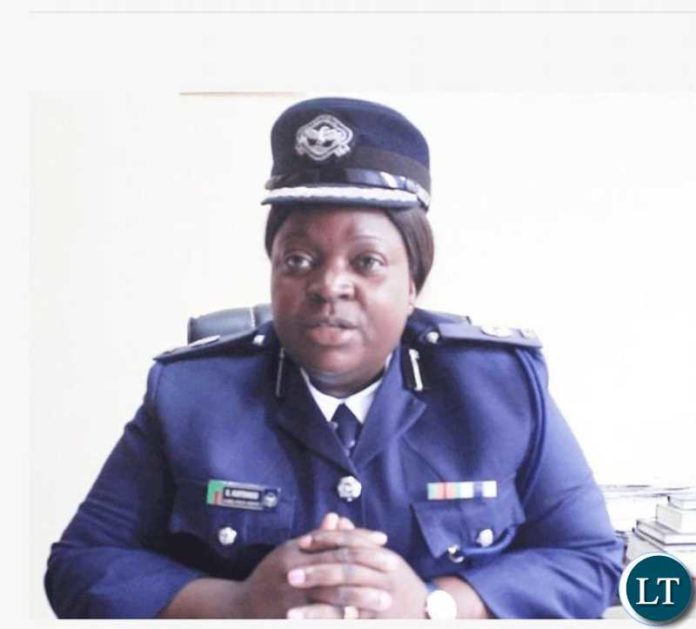 Police spokesperson Esther Katongo