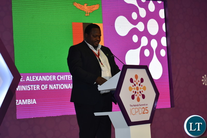 Minister of National Development Planning, Honourable Alexander Chiteme