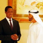 President Lungu with Abu Dhabi Fund for Development Director General, Mohammed Saif Al Suwaidi,