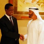 President Lungu with Abu Dhabi Fund for Development Director General, Mohammed Saif Al Suwaidi,