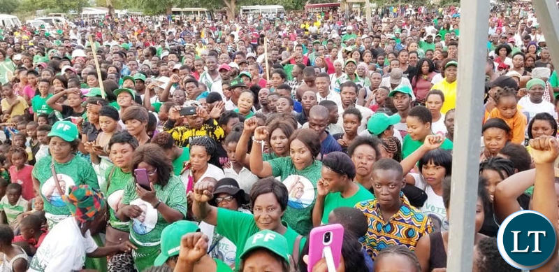 PF members at the Kabushi rally on Saturday