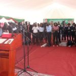 President Lungu addressing the Press