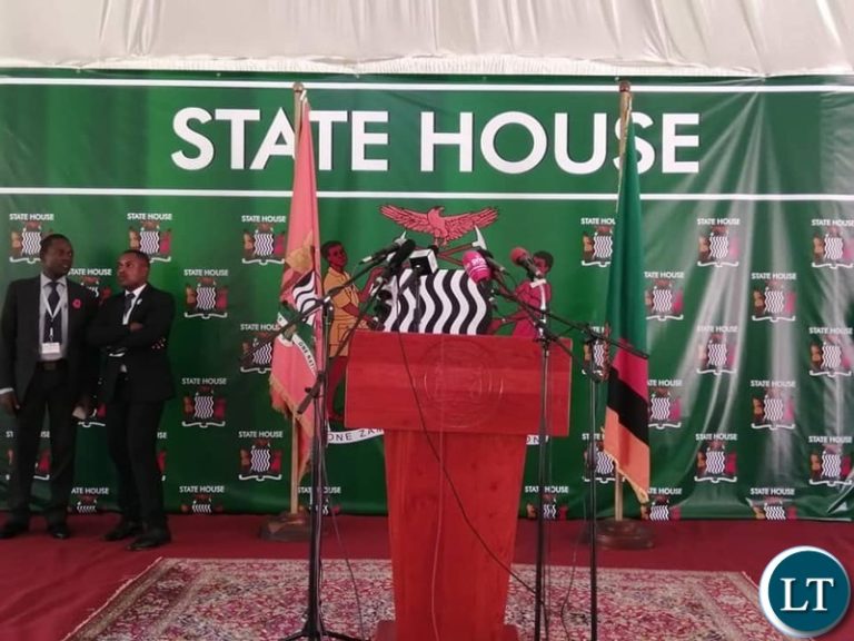 Live Press Conference by President Edgar Lungu