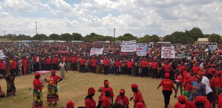 The Race Course UPND Rally was 99.9% attended by residents of Kitwe