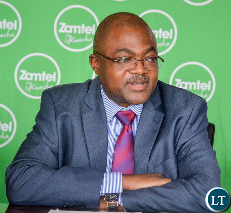 Zamtel Head of Corporate Affairs and Government Relations Reuben Kamanga