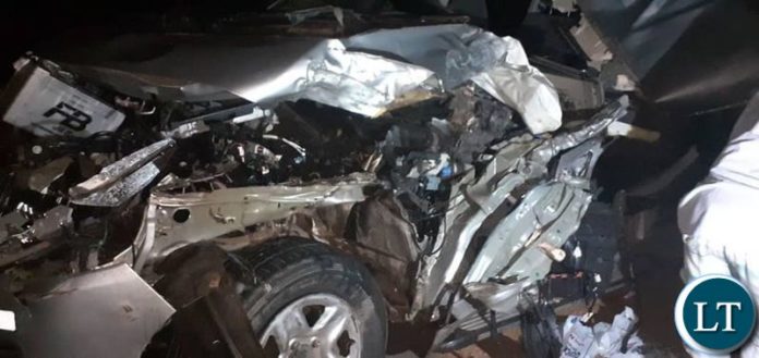 Howard Kunda in road traffic accident on Ndola-Kitwe Dual Carriageway.