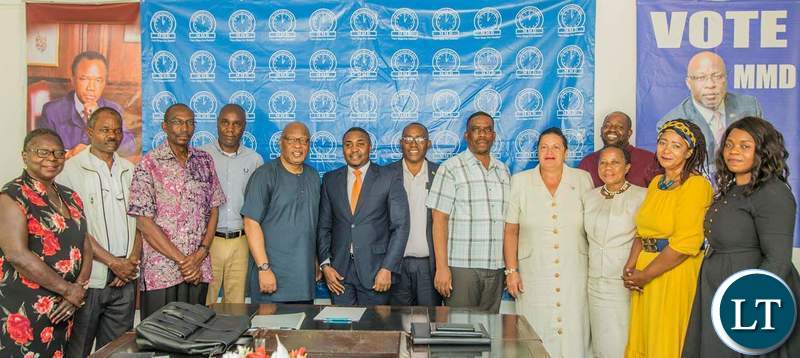 ZCID Board Members at the MMD Secretariat e
