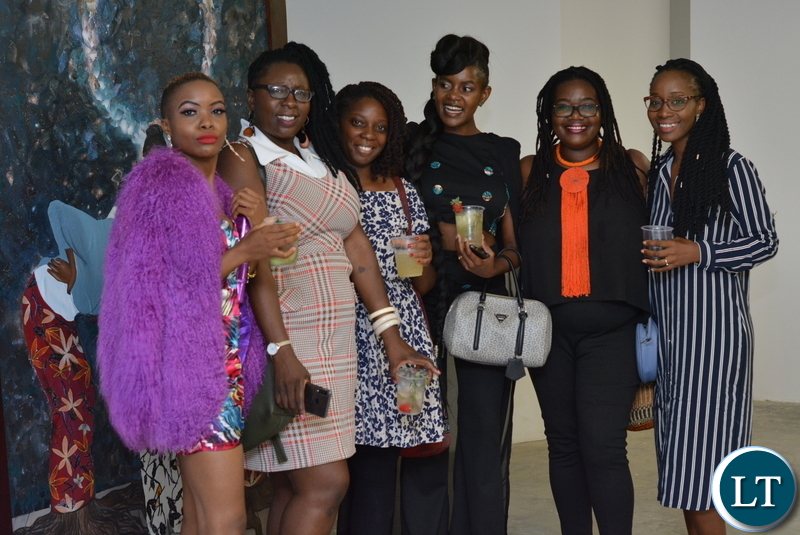Guests at a solo art exhibition themed “The Gate Keepers of Morality”, at the ALN Building in Longacres