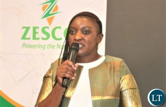 ZESCO's Public Relations Manager : Mrs Hazel Zulu