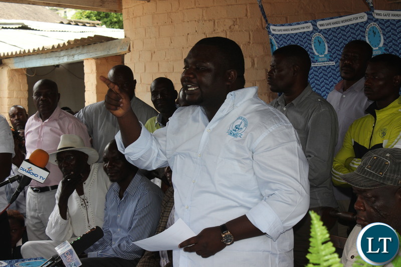 Raphael Nakacinda addressing his faction in MMD