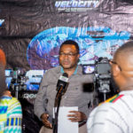Zamtel Head of Corporate Affairs and Government Relations Reuben Kamanga speaking during the end of the year media engagement in Lusaka