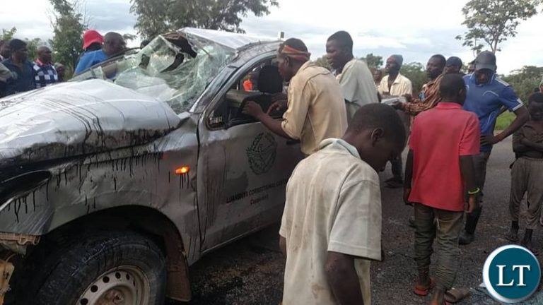 Overloaded correctional facility truck overturns killing one,injuring 36 inmates and 2 wardens