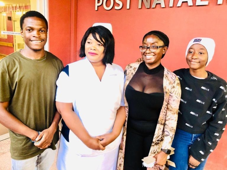 Mrs Chanda spends her 50th birthday giving out hampers to new mothers