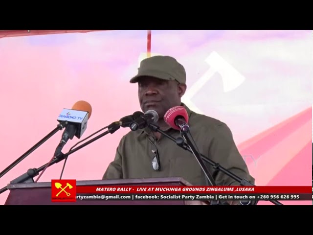 Fred M’membe’s Speech at a Socialist Party Rally in Lusaka Matero
