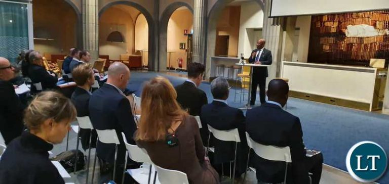 Zambian Embassy in Stockholm dates Swedish Business Community