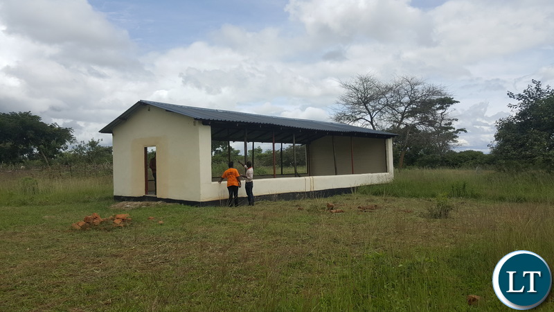 a goat house in Munyenze ward
