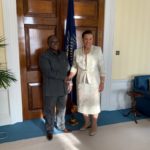 High Commissioner Mihova pays a courtesy call on Commonwealth Secretary-General Baroness. Patricia Scotland QC